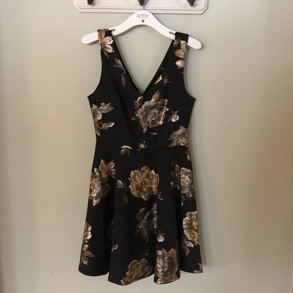 Black and Gold party Dress